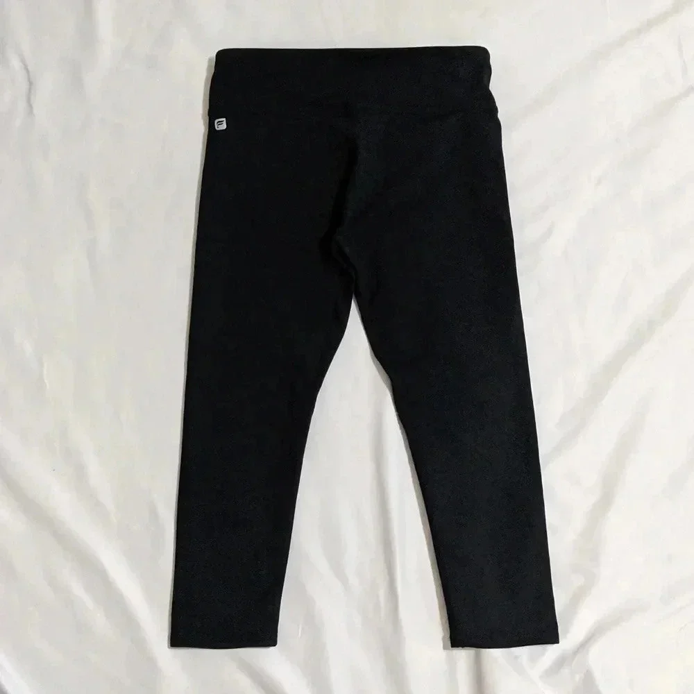 FABLETICS Define PowerHold Mid-Rise Capri, Color Black Size XS - Picture 4 of 14